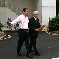 Dr Tony Tan files presidential eligibility forms