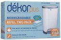 Diaper Dekor  PLUS Biodegradable Refill - 2 pk