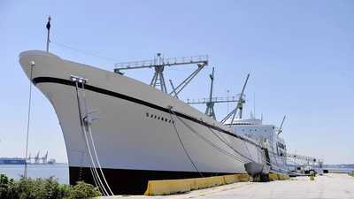 Celebrated nuclear ship rests in Baltimore