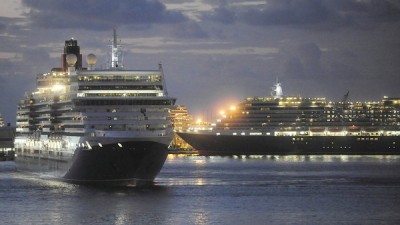 Cunard's newest ships: Queen Elizabeth & Queen Victoria arrive in South Florida