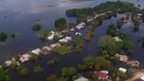 Flooding in the state of Tabaso on Mexico's Gulf coast