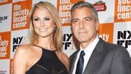 Pictures: George Clooney and Stacy Keibler stepping out