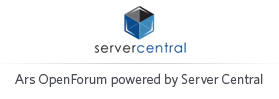 Ars OpenForum powered by Server Central