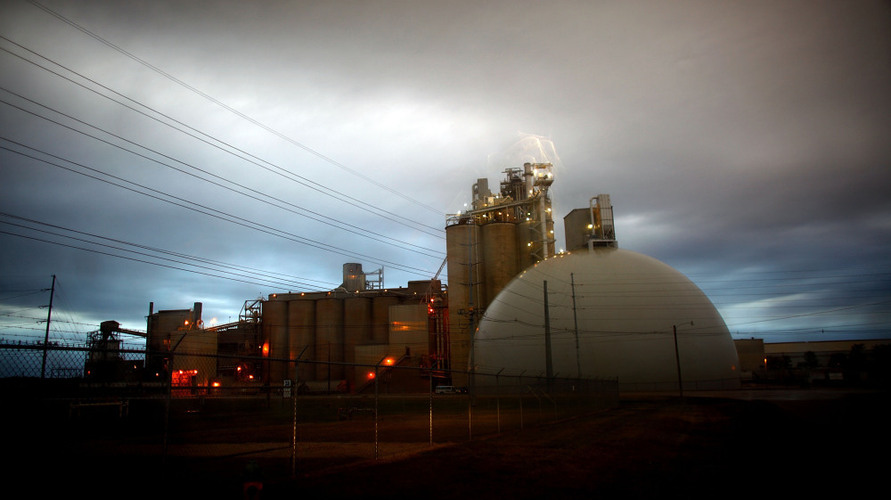 The Ash Grove Cement factory, which burns hazardous waste for fuel, is in compliance with EPA pollution standards.