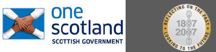 One Scotland and Bicentenary logos