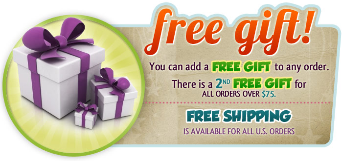 Free Gift With Any Order