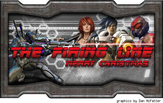 The Firing Line - banner with shooter avatars