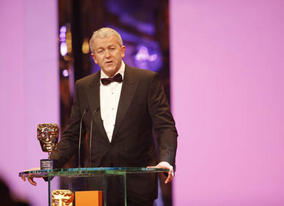 Ivan Dunleavy, Chief Executive of Pinewood Shepperton accepts the Outstanding British Contribution to Cinema Award (BAFTA / Marc Hoberman).