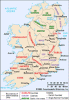 Ireland, history of: administrative divisions of late medieval Ireland [Encyclop?dia Britannica, Inc.] 