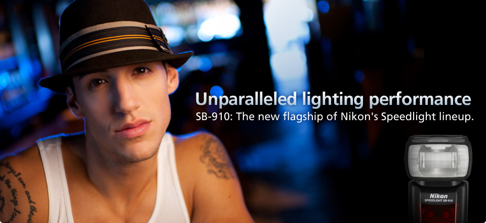 Unparalleled lighting performance
SB-910: The new flagship of Nikon's Speedlight lineup.