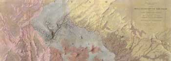 1858 map of Grand Canyon