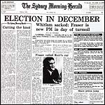 front page whitlam sacked