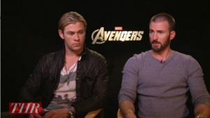 Chris Evans and Chris Hemsworth on Captain America and Thor
