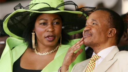 Zambia&#039;s ex-Presdient Frederick Chiluba and his wife Regina
