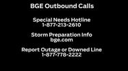 VIDEO BGE gets jump on storm with outbound calls