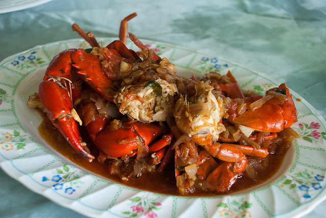 Crab in Chaung Tha, Myanmar