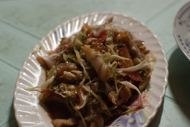 Pig Head Salad, Myanmar