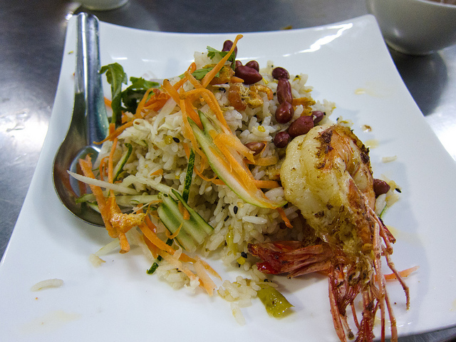 Rakhine Tamin Thoke (Rice Salad)