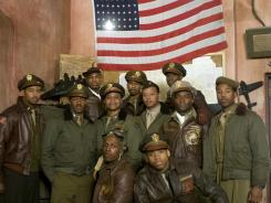 The cast includes Oscar winner Cuba Gooding Jr. (second row, third from left), and, next to him, Terrence Howard.