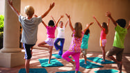 Children get storytime infused with yoga