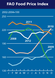 FAO Food Price Indices - November 2012