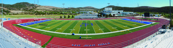 San Juan Hills High School will debut their new home football stadium this year. Photo by Kevin Dahlgren