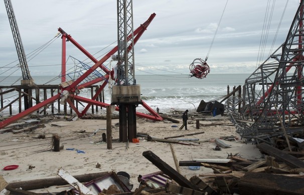 Seaside Park's Funtown Pier was destroyed by Hurricane Sandy.
