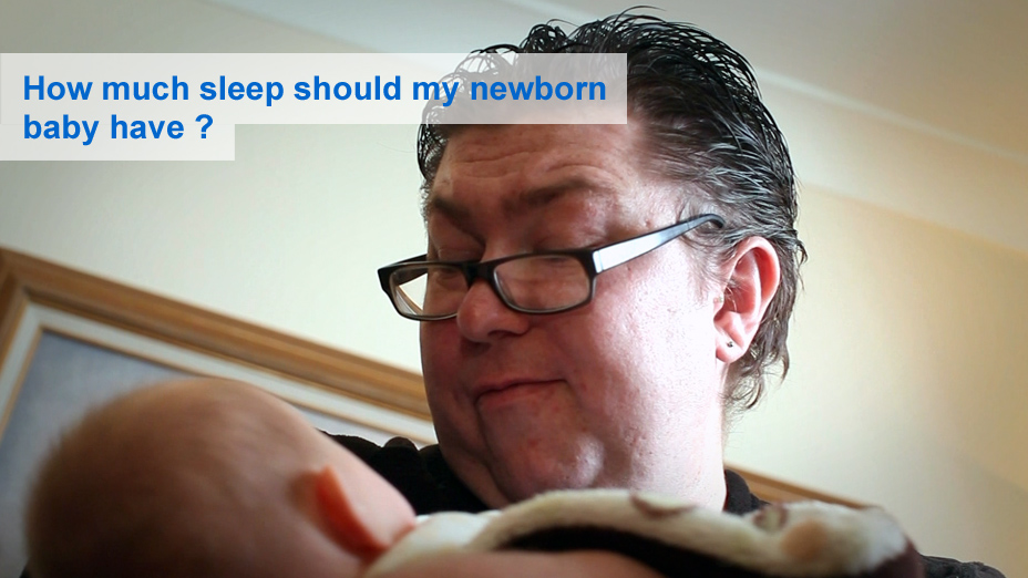 How much sleep should my newborn baby have?