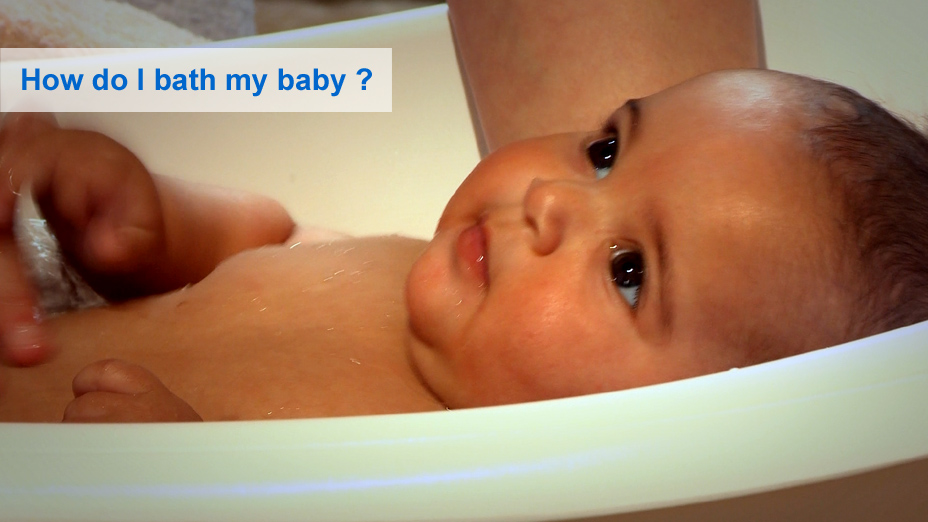 How do I bath my baby?