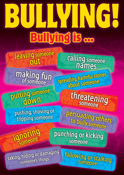 picture of anti-bullying poster