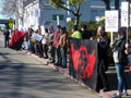 IWW members organizing for a contract fight with Berkeley's Ecology Center
