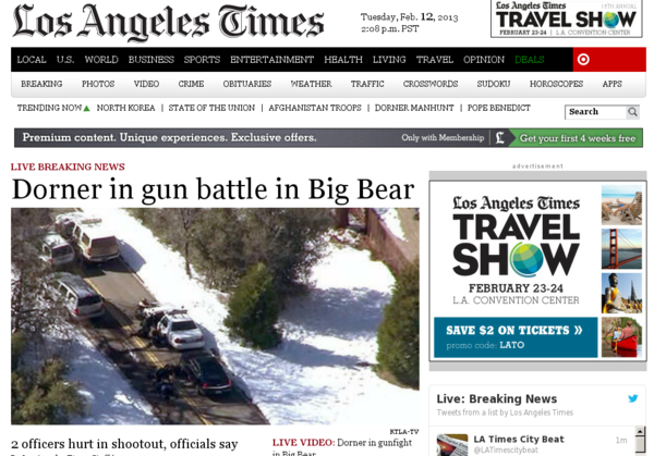 Latimes.com on Feb. 12, 2013.