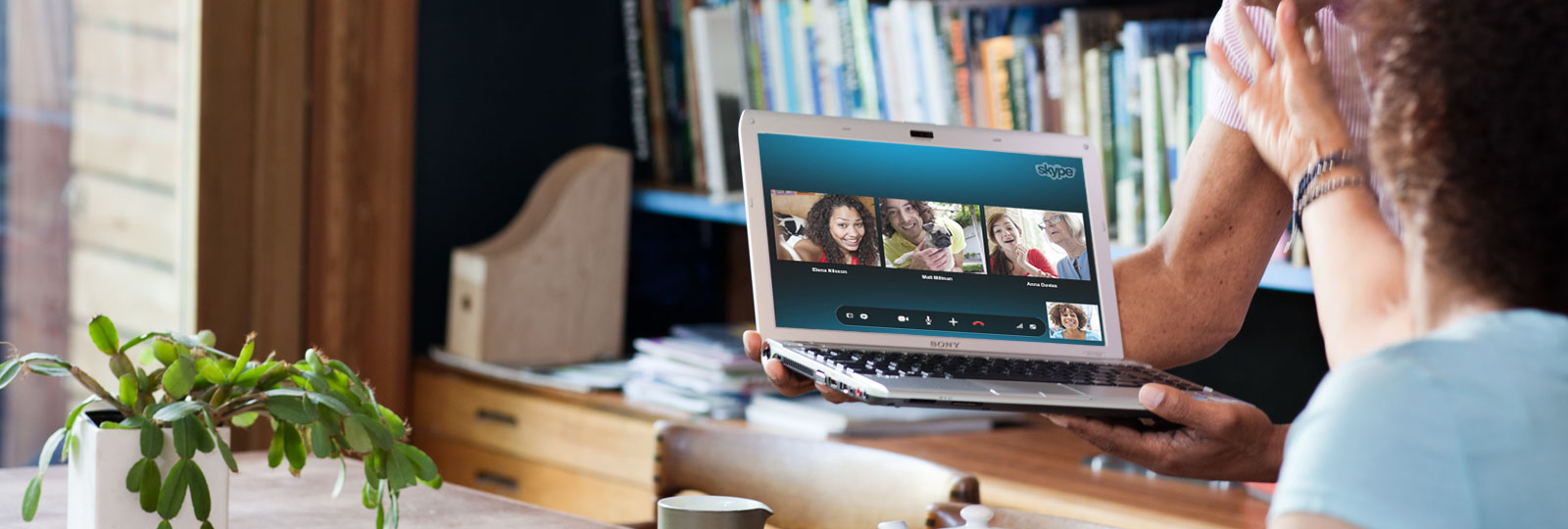 Share the love with a month of free group video on Skype.