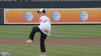 Man born with no arms throws out first pitch