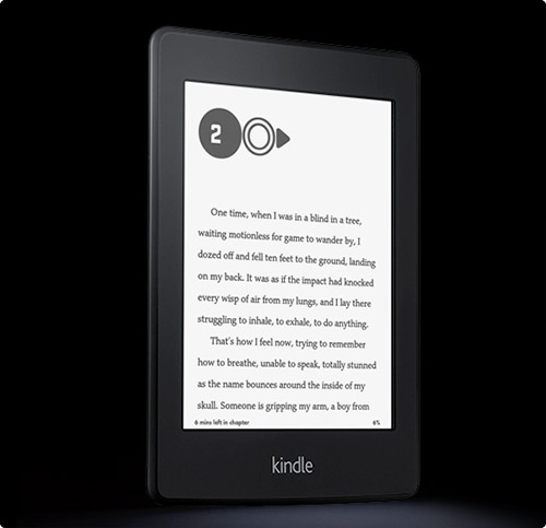 Kindle Paperwhite e-reader