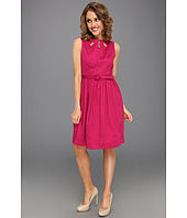 Jessica Howard - Belted Sundress with Cutout Neckline