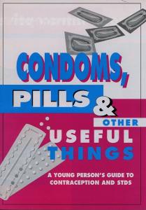 Condoms, pills and other useful things, AVERT poster.