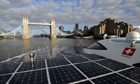 World's largest solar-powered boat docks in London