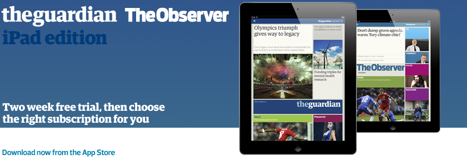 Guardian and Observer iPad edition