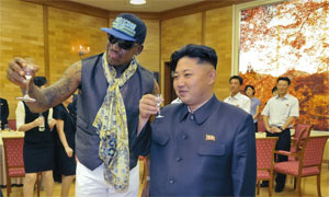 Dennis Rodman gives away name of Kim Jong-un's daughter