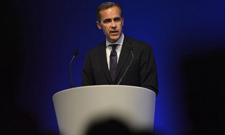 Mark Carney, governor of the Bank of England, plans to keep interest rates low until 2016
