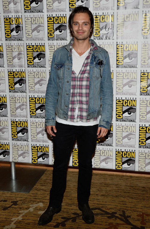 Sebastian Stan appeared at Comic-Con 2013 during the Marvel panel