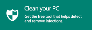 Remove infections with Windows Malicious Software Removal Tool.