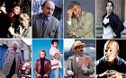 TV detectives (clockwise from top left): Cagney & Lacey, Sipowicz, Columbom Sarah Lund, Vic Mackay, Poirot, Starsky & Hutch and Morse