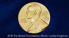 Nobel Medal. Registered trademark of the Nobel Foundation. © ® The Nobel Foundation. Photo: Lovisa Engblom