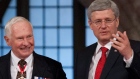 Prime Minister Stephen Harper Gov. Gen. David Johnston