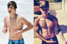 Justin Bieber Goes From Scrawny to Brawny