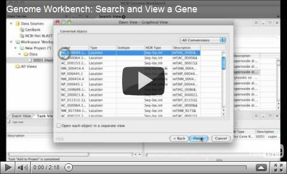 Search and View a Gene video