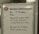 Now You Can Fool Commuters With Customized London Tube Service Signs