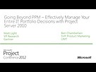 Microsoft Project Conference 2012 - Gartner Perspectives - Going...